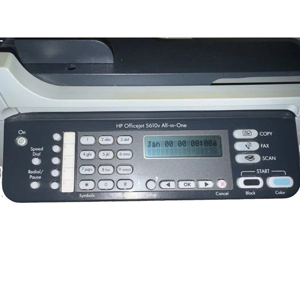 HP OfficeJet  5610 Color All-in-One Inkjet Printer/Copier/Scanner With Cords